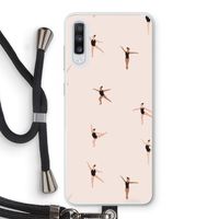 Dancing #1: Samsung Galaxy A70 Transparant Hoesje met koord