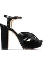 Jimmy Choo sandales Heloise 120 mm en cuir - Noir - thumbnail