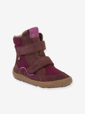 Winterlaarzen blote voeten kinderen BAREFOOT TEX WINTER Froddo bordeauxrood