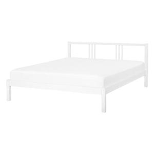 Beliani - VANNES - Tweepersoonsbed - Wit - 140 x 200 cm - Dennenhout