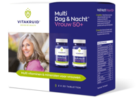 Vitakruid Multi Dag & Nacht Vrouw 50+ 100% Vegan 2 x 30