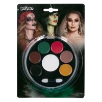 Horror zombie/ vampier/ day of the dead schmink - 7 kleuren - Halloween - kinderen - volwassenen