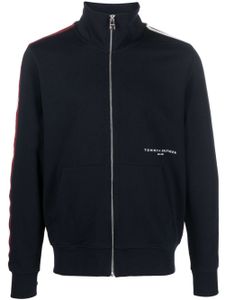 Tommy Hilfiger veste bomber à logo imprimé - Bleu