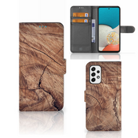 Samsung Galaxy A53 Book Style Case Tree Trunk - thumbnail