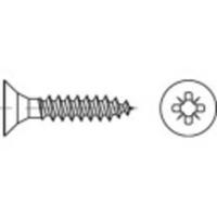 TOOLCRAFT 1069733 Verzonken schroeven 4 mm 50 mm Kruiskop Pozidriv 88097 RVS A2 1000 stuk(s)