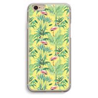 Flamingo party: iPhone 6 / 6S Transparant Hoesje