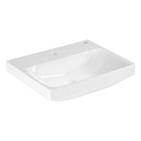 Grohe Euro Ceramic Wastafel - vrijhangend - 55x44cm - met kraangat - zonder overloop - exclusief wandbevesting - alpine wit 102433sh00
