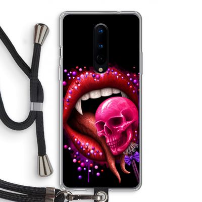 Dodelijk zoet: OnePlus 8 Transparant Hoesje met koord