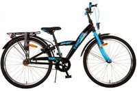 Volare thombike kinderfiets - jongens - 24 inch - zwart blauw - twee handremmen Volare thombike kinderfiets - jongens - 24 inch - zwart blauw - twee handremmen