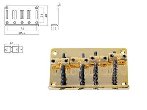 Boston BB-134-G brug-staartstuk