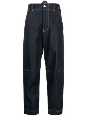 Toogood jean fuselé Engineer à taille haute - Bleu