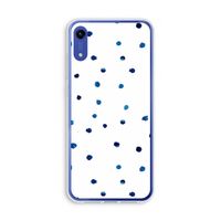 Blauwe stippen: Honor Play 8A Transparant Hoesje