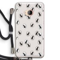 Miauw: HTC U Play Transparant Hoesje met koord