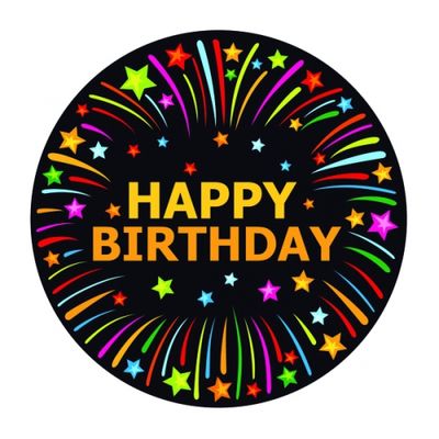 100x Bierviltjes happy birthday thema print