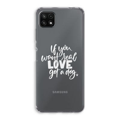Partner in crime: Samsung Galaxy A22 5G Transparant Hoesje
