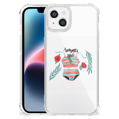 Apple iPhone 14 Plus Stevig | Bumper Hoesje | Boho Summer Apple iPhone 14 Plus Stevig | Bumper Hoesje | Boho Summer