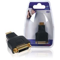 HDMI male naar DVI female adapter gold plated