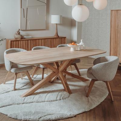 Tower Living Eettafel 'Crotone' Acaciahout, 180 x 100cm