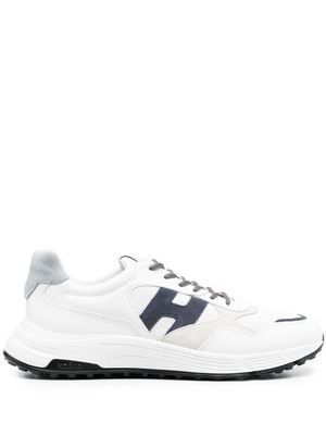 Hogan baskets à empiècements - Blanc