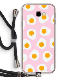 Dancing eggs: Samsung Galaxy J4 Plus Transparant Hoesje met koord