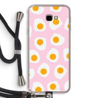 Dancing eggs: Samsung Galaxy J4 Plus Transparant Hoesje met koord