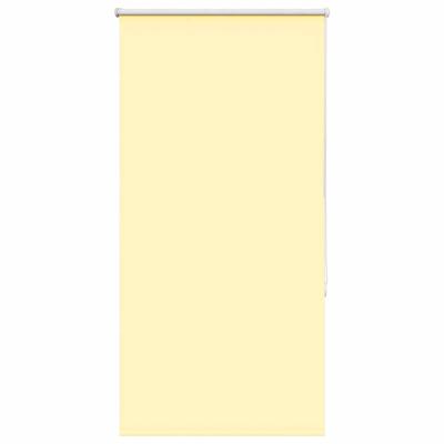 Rolgordijn verduisterend 85x130 cm stofbreedte 80,7cm geel
