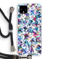 Hibiscus Flowers: Pixel 4 XL Transparant Hoesje met koord
