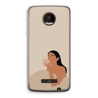 Fresh coffee: Motorola Moto Z Force Transparant Hoesje