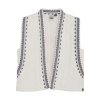 Sleeveless Embroidery Gilet Cloud