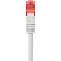 Renkforce RF-4724288 RJ45 Netwerkkabel, patchkabel CAT 6 1.00 m Grijs Snagless, Vergulde steekcontacten, Vlambestendig 1 stuk(s)