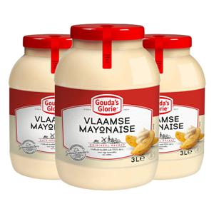 Gouda's Glorie - Vlaamse Mayonaise - 3x 3 ltr