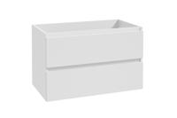 Onderkast BWS Lyanna 80x46 cm 2 Laden 1 Uitsparing Mat Wit