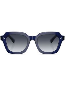 Oliver Peoples lunettes de soleil Kienna à monture carrée - Bleu