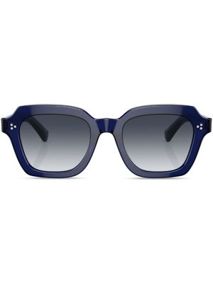Oliver Peoples lunettes de soleil Kienna à monture carrée - Bleu