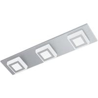 EGLO Masiano - Plafondlamp - LED - Aluminium-Geborsteld - Gesatineerd