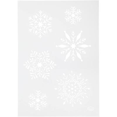Viva Decor Flexibel sjabloon, sneeuwvlok, a4, vel 210x297 mm, 1 stuk