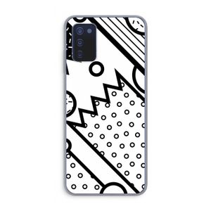 Pop Art #4: Samsung Galaxy A03s Transparant Hoesje