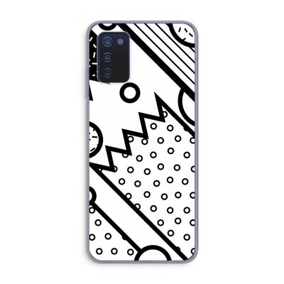 Pop Art #4: Samsung Galaxy A03s Transparant Hoesje