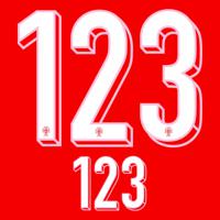 Portugal rugnummer en borstnummer 2024-2025 (Officiële Bedrukking)