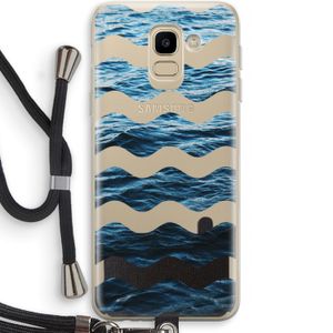 Oceaan: Samsung Galaxy J6 (2018) Transparant Hoesje met koord