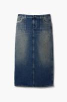 Midi spijkerrok - BLUE - M