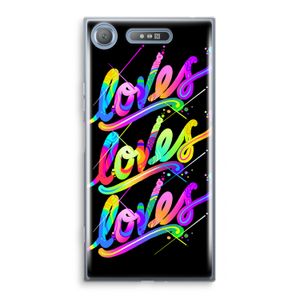 Loves: Sony Xperia XZ1 Transparant Hoesje