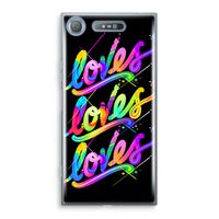 Loves: Sony Xperia XZ1 Transparant Hoesje