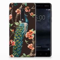 Nokia 5 | TPU Hoesje | Pauw met Bloemen