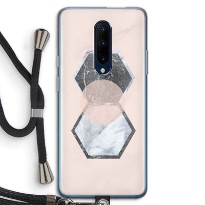 Creatieve toets: OnePlus 7 Pro Transparant Hoesje met koord