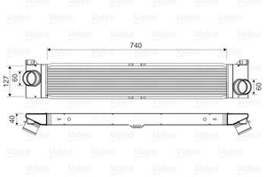 Intercooler, inlaatluchtkoeler 818586