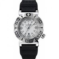 Horlogeband Jacques Lemans 1-1381i Rubber Zwart 22mm