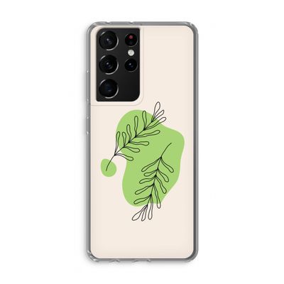 Beleaf in you: Samsung Galaxy S21 Ultra Transparant Hoesje