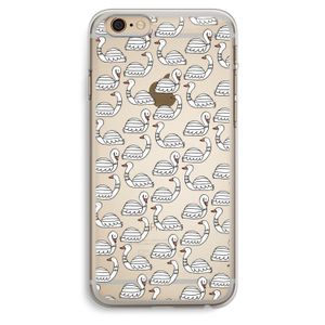 Zwanen: iPhone 6 Plus / 6S Plus Transparant Hoesje