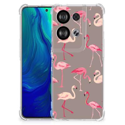 OPPO Reno8 Case Anti-shock Flamingo OPPO Reno8 Case Anti-shock Flamingo